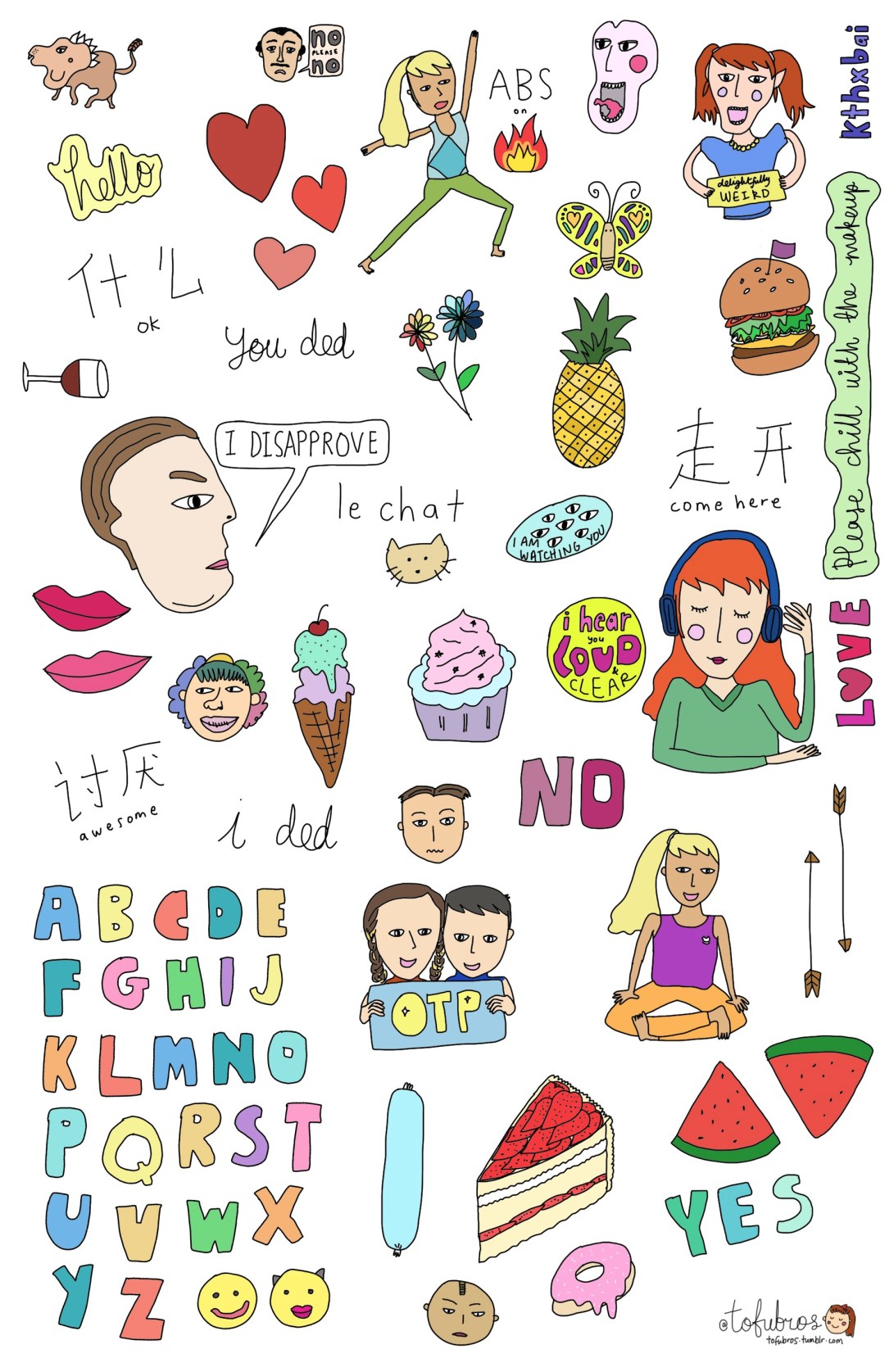 Sticker Sheet by Tofubros